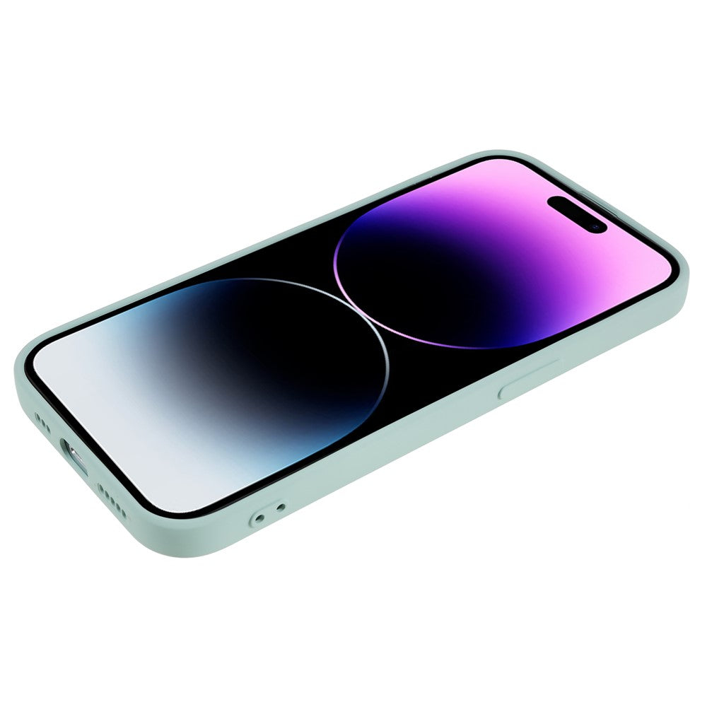 Candy Color Shell for iPhone 15 Pro Max Soft TPU Phone Case Fiber Lining Rubberized Phone Cover