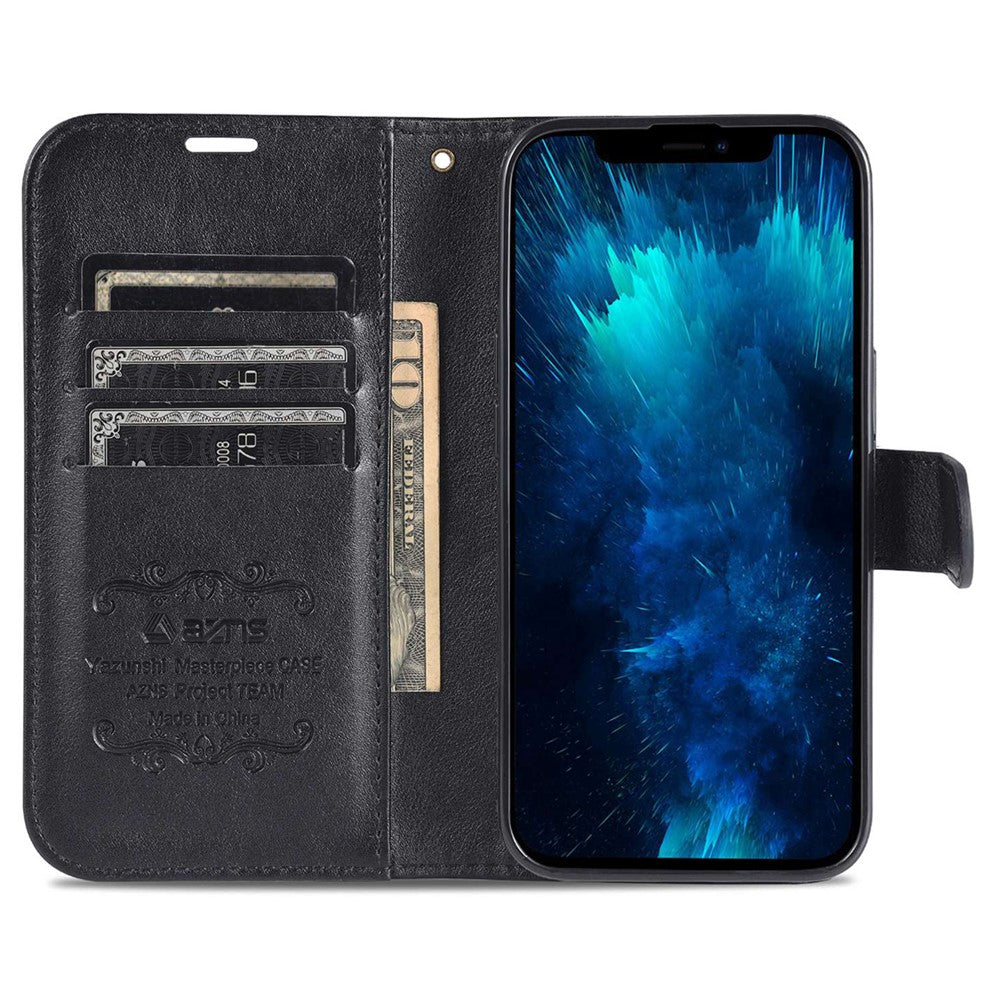 AZNS Phone Wallet Case for iPhone 15 Plus , Stand PU Leather + TPU Phone Cover