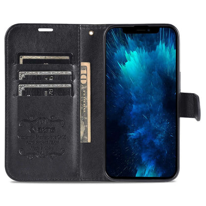 AZNS Phone Wallet Case for iPhone 15 Plus , Stand PU Leather + TPU Phone Cover