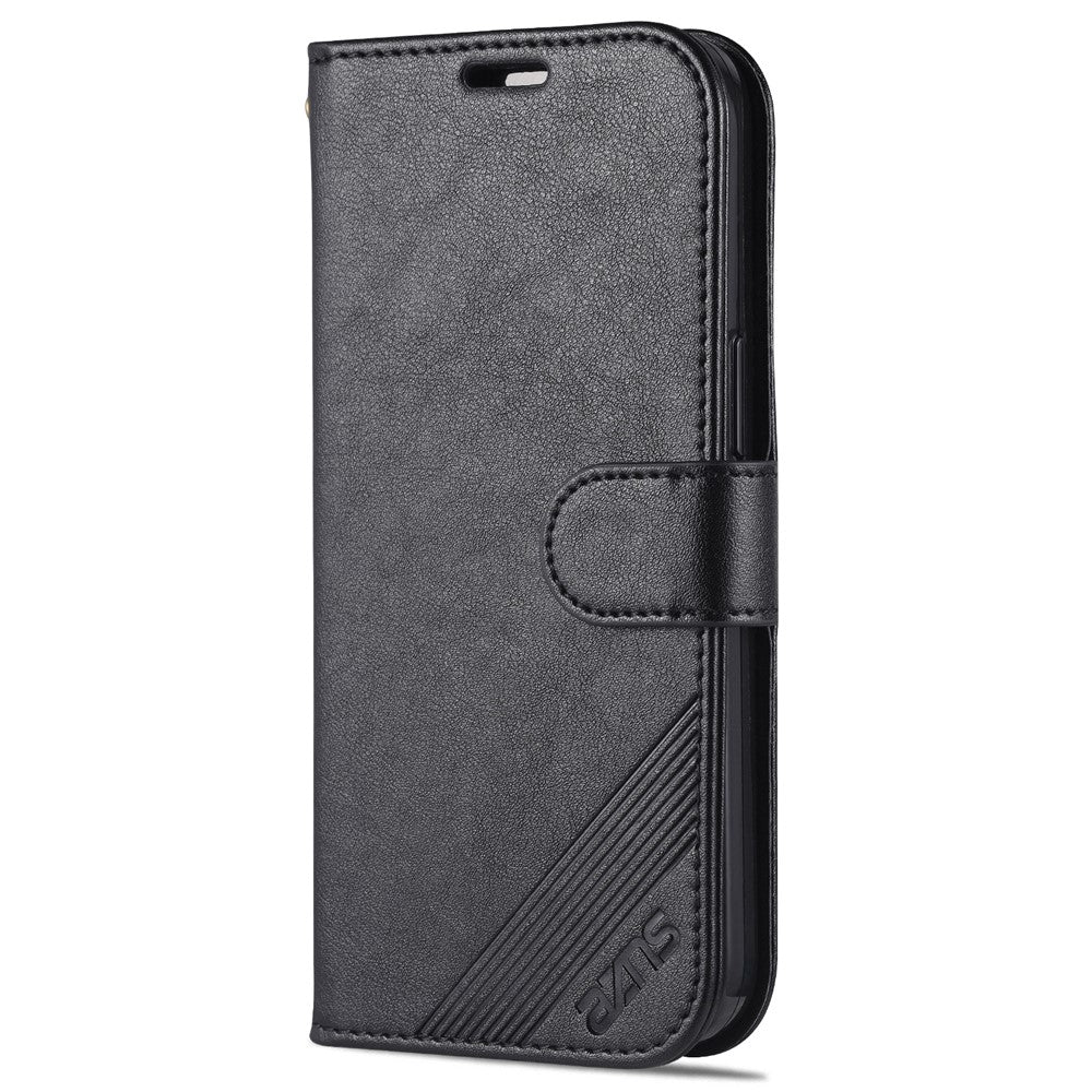 AZNS Phone Wallet Case for iPhone 15 Plus , Stand PU Leather + TPU Phone Cover