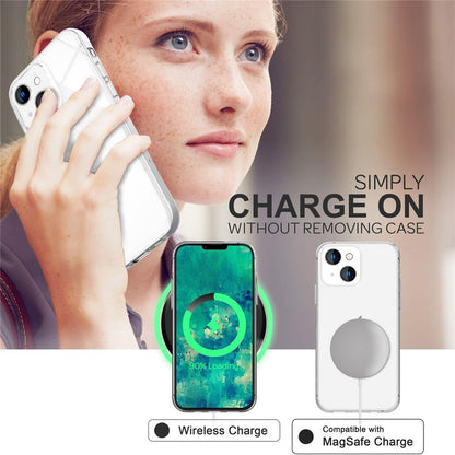 Anti-fingerprint Transparent TPU Case for iPhone 15 , Anti-scratch Protective Phone Cover