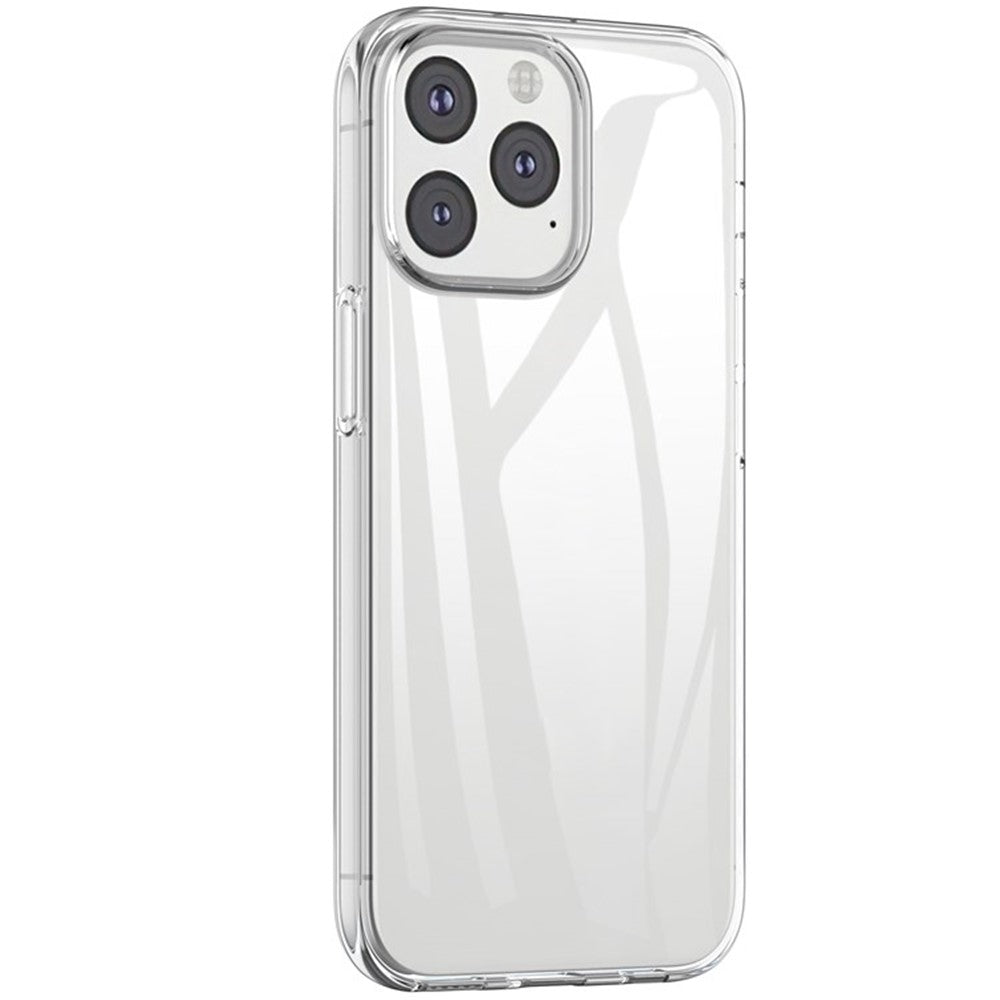 Anti-fingerprint Phone Case for iPhone 15 Pro , Transparent Soft TPU Protective Phone Cover