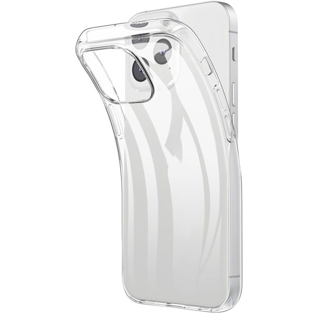 Transparent TPU Case for iPhone 15 Pro Max , Fingerprint-free Mobile Phone Cover
