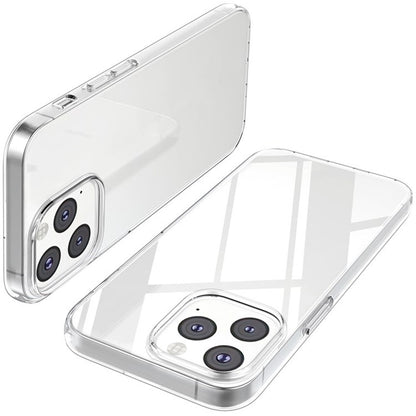 Transparent TPU Case for iPhone 15 Pro Max , Fingerprint-free Mobile Phone Cover