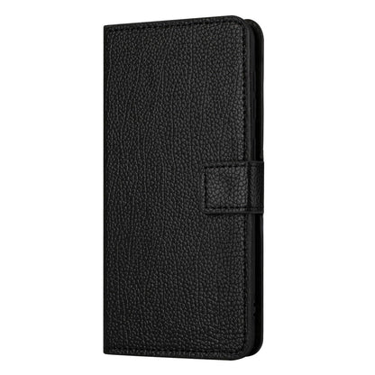 Litchi Texture Phone Wallet Case for iPhone 15 Plus ,  PU Leather Full Protection Stand Cover
