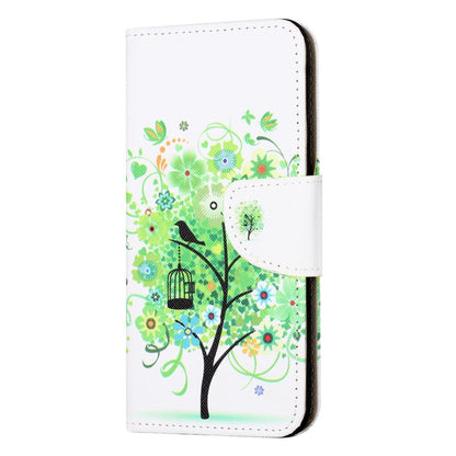 For iPhone 15 Plus PU Leather Wallet Case Pattern Printing Stand Phone Cover