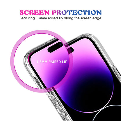 For iPhone 15 Pro Compatible with MagSafe Drop Resistant TPU+PC Case Clear Phone Cover
