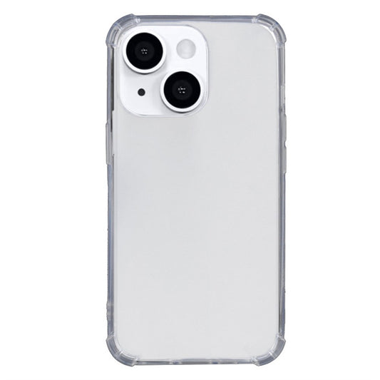 For iPhone 15 Plus TPU Protective Case Transparent Four Corners Drop Resistant Phone Cover