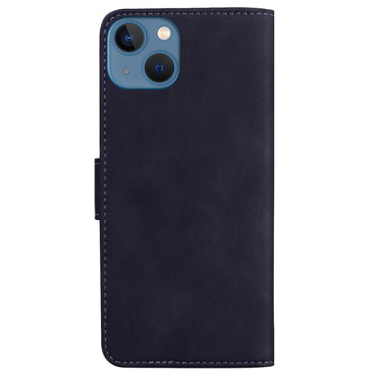 PU Leather Shell for iPhone 15 Plus Butterfly Printing Anti-scratch Flip Stand Wallet Case Phone Cover
