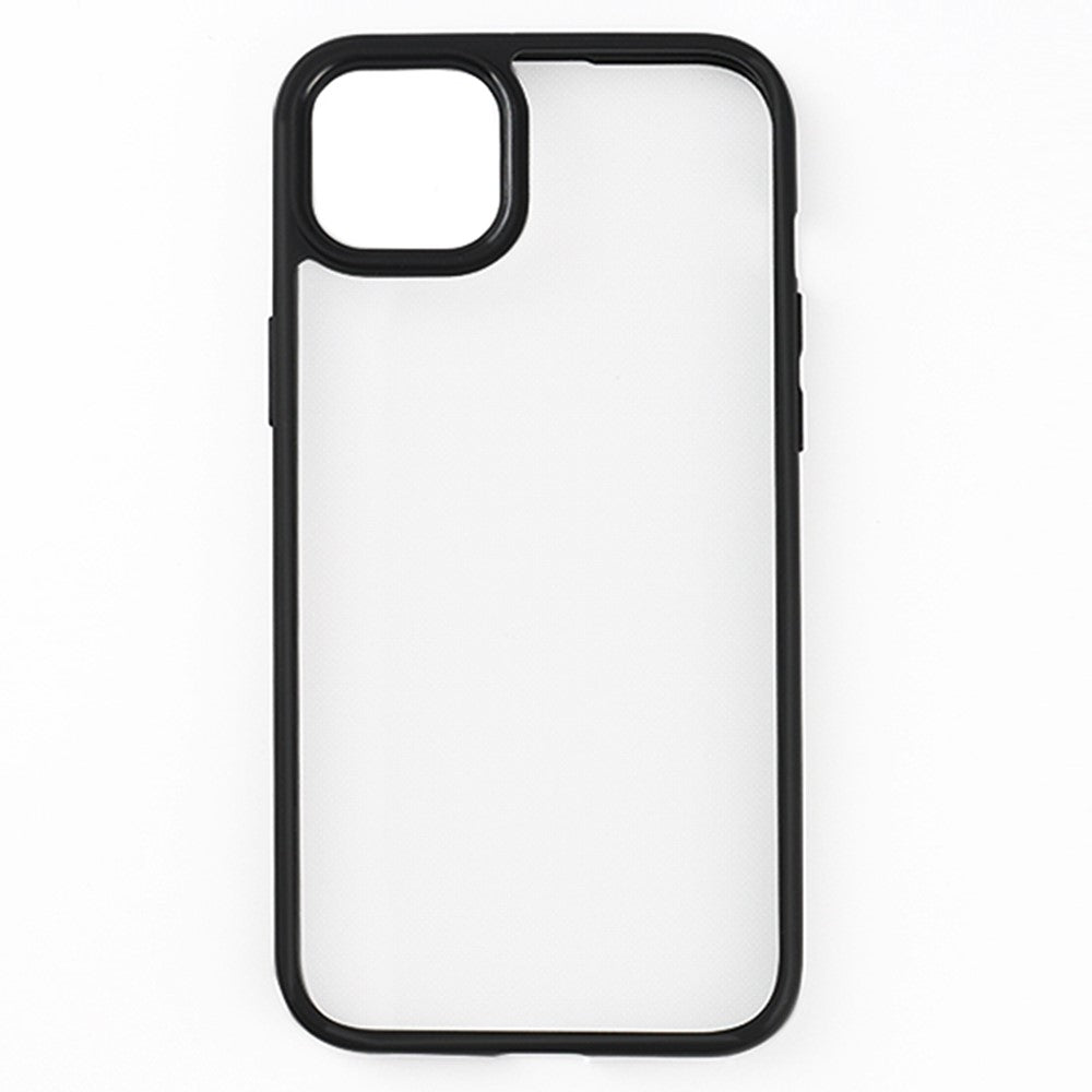 For iPhone 15 Plus Transparent Phone Case PC + TPU Anti-drop Protective Phone Cover