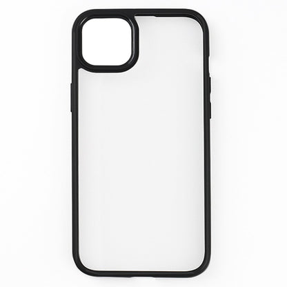 For iPhone 15 Plus Transparent Phone Case PC + TPU Anti-drop Protective Phone Cover