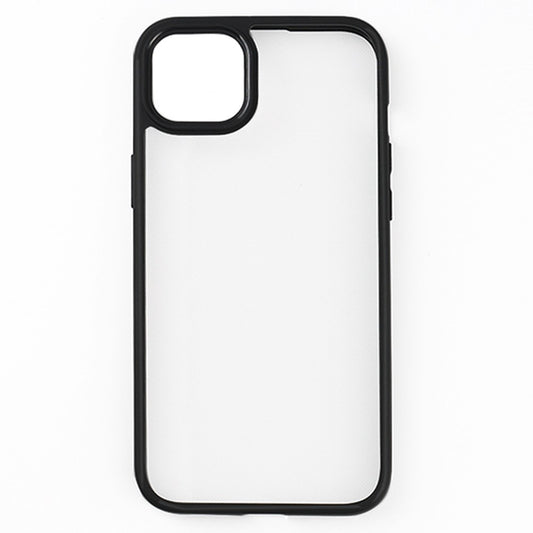 For iPhone 15 Plus Transparent Phone Case PC + TPU Anti-drop Protective Phone Cover