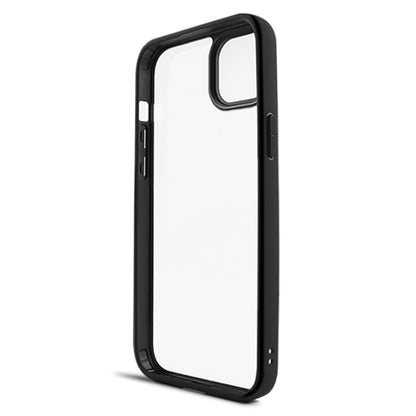 For iPhone 15 Plus Transparent Phone Case PC + TPU Anti-drop Protective Phone Cover