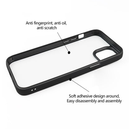 For iPhone 15 Plus Transparent Phone Case PC + TPU Anti-drop Protective Phone Cover
