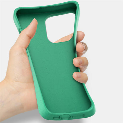 For iPhone 15 Pro Max Starry Sky Series Biodegradable Case Wheat Straw+TPU Matte Phone Cover