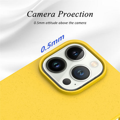 For iPhone 15 Pro Max Starry Sky Series Biodegradable Case Wheat Straw+TPU Matte Phone Cover