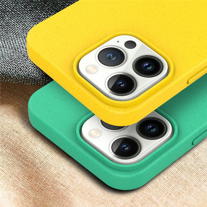 For iPhone 15 Pro Max Starry Sky Series Biodegradable Case Wheat Straw+TPU Matte Phone Cover