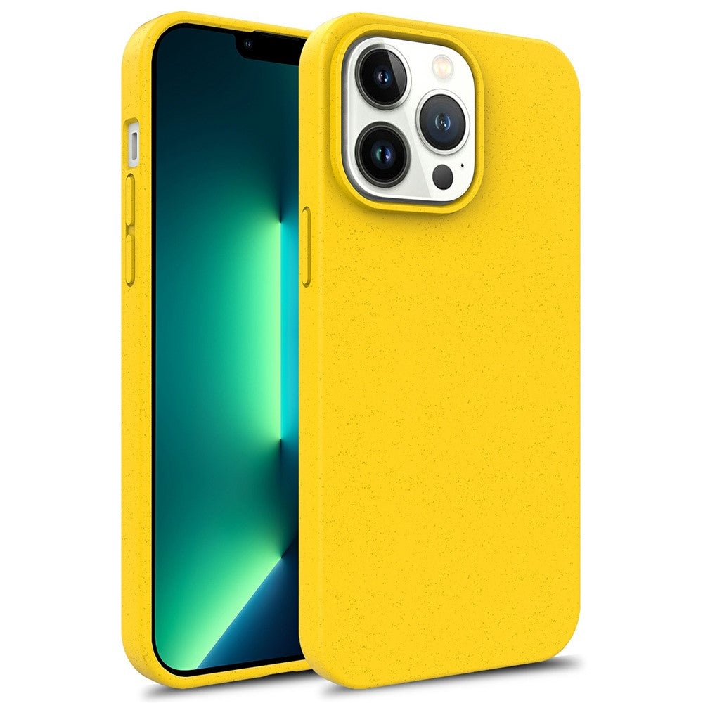 For iPhone 15 Pro Max Starry Sky Series Biodegradable Case Wheat Straw+TPU Matte Phone Cover