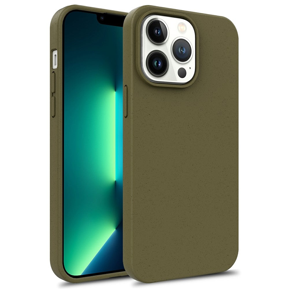 For iPhone 15 Pro Max Starry Sky Series Biodegradable Case Wheat Straw+TPU Matte Phone Cover
