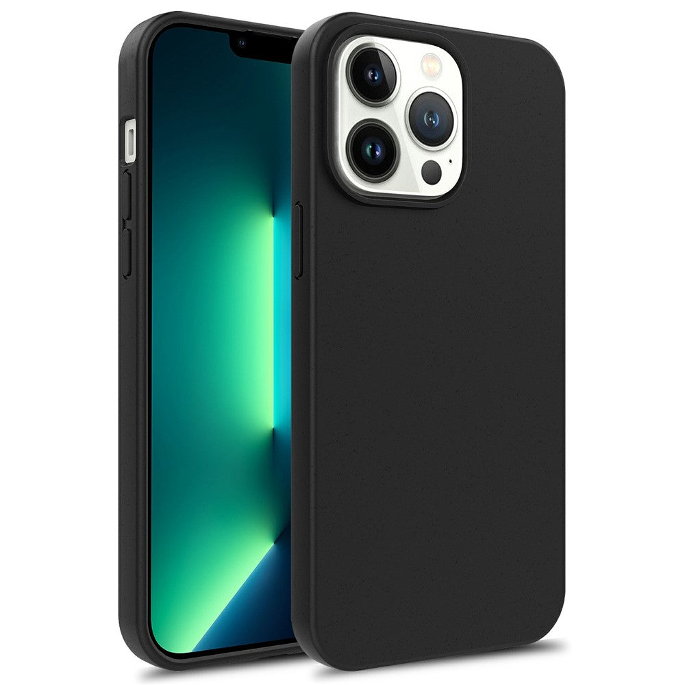 For iPhone 15 Pro Max Starry Sky Series Biodegradable Case Wheat Straw+TPU Matte Phone Cover