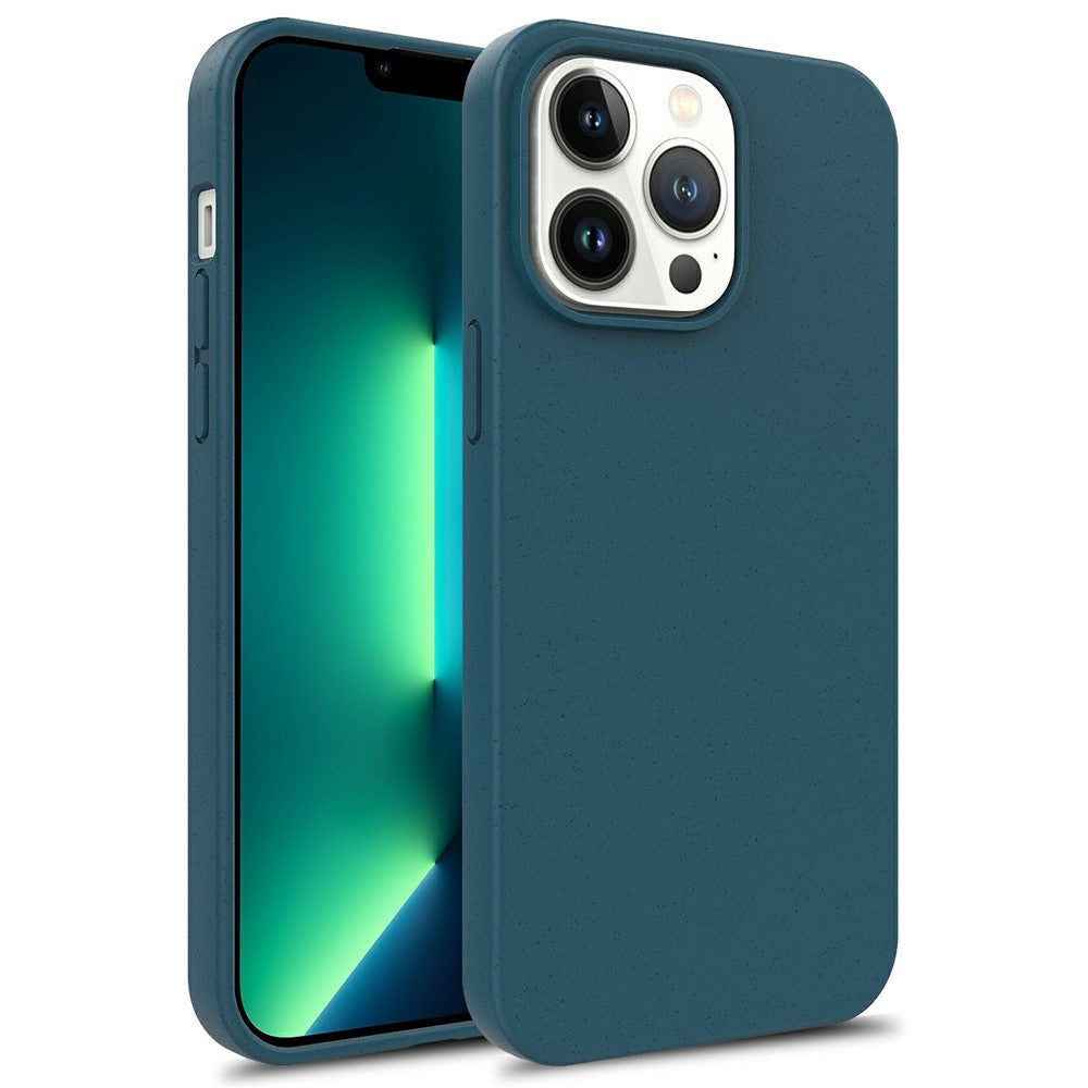 For iPhone 15 Pro Max Starry Sky Series Biodegradable Case Wheat Straw+TPU Matte Phone Cover