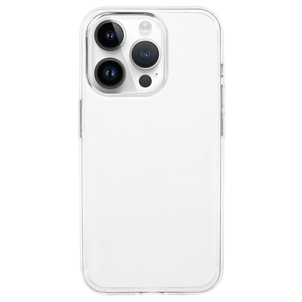 For iPhone 15 Pro Shockproof Clear TPU Smartphone Shell Case Anti-Scratch Phone Back Cover