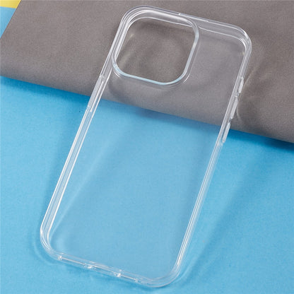 For iPhone 15 Pro Shockproof Clear TPU Smartphone Shell Case Anti-Scratch Phone Back Cover