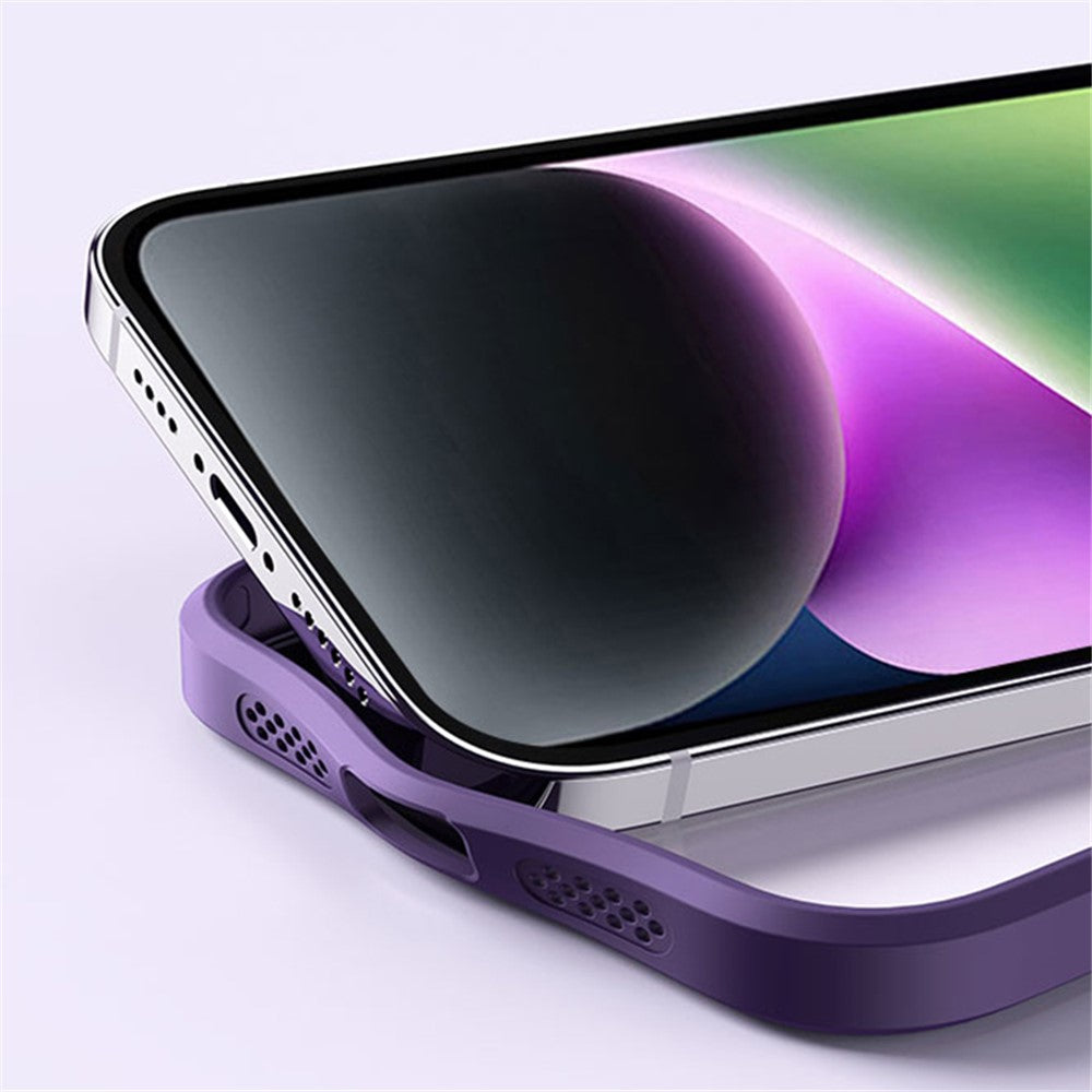 Kickstand Magnetic Case for iPhone 15 Plus , Shockproof TPU+Acrylic Matte Phone Cover