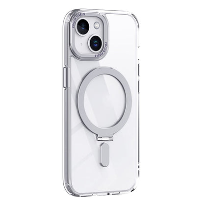 Kickstand Magnetic Case for iPhone 15 Plus , Shockproof TPU+Acrylic Matte Phone Cover