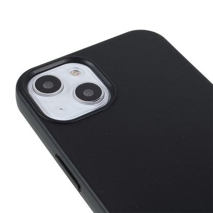 For iPhone 15 Starry Sky Series Matte Biodegradable Case Wheat Straw+TPU Hybrid Phone Cover