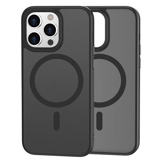 Magnetic Case for iPhone 15 Pro Compatible with MagSafe Skin-touch PC+TPU Matte Phone Cover
