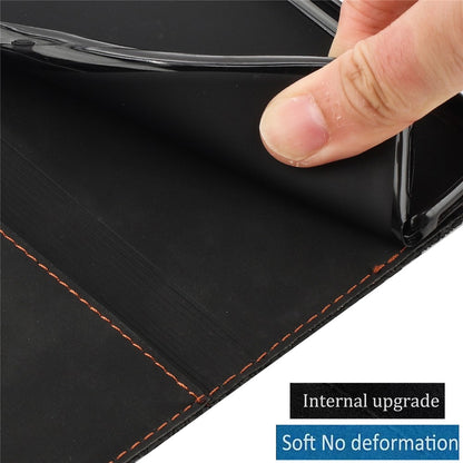 Wallet Case for iPhone 15 Fully Wrapped PU Leather Retro Flower Imprinted Phone Stand Cover