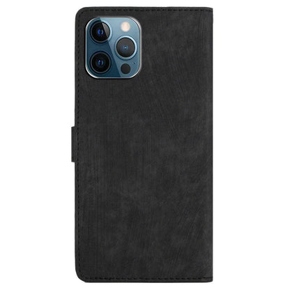 For iPhone 15 Pro Max PU Leather Mobile Phone Case Wallet Stand Skin-touch Phone Cover