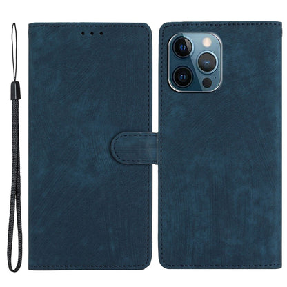 For iPhone 15 Pro Max PU Leather Mobile Phone Case Wallet Stand Skin-touch Phone Cover
