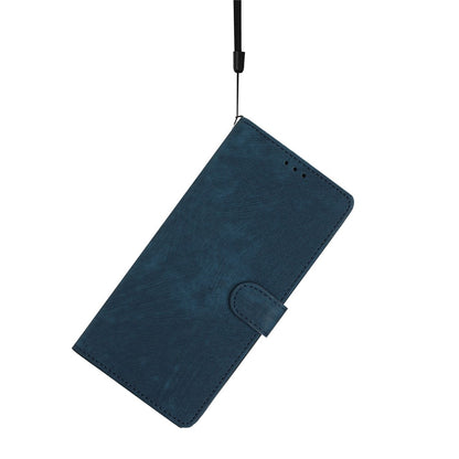 For iPhone 15 Plus Stand Skin-touch Cell Phone Cover PU Leather Wallet Slim-Fit Mobile Phone Case