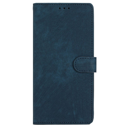 For iPhone 15 Plus Stand Skin-touch Cell Phone Cover PU Leather Wallet Slim-Fit Mobile Phone Case