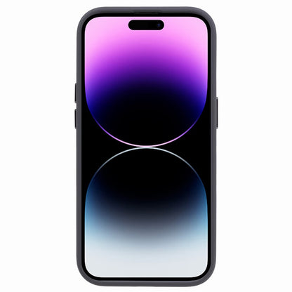 For iPhone 15 Pro Liquid Silicone+PC Back Case Aluminum Alloy+Tempered Glass Lens Protection Phone Cover