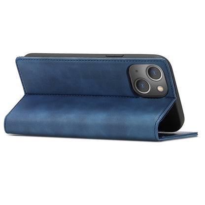LC.IMEEKE Magnetic Phone Case for iPhone 15 , Microfiber Leather Stand Wallet Cover