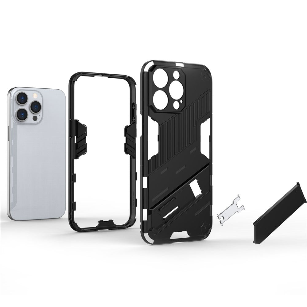 Kickstand Phone Case for iPhone 15 Pro Max , Drop Protection Phone Cover PC+TPU Back Shell
