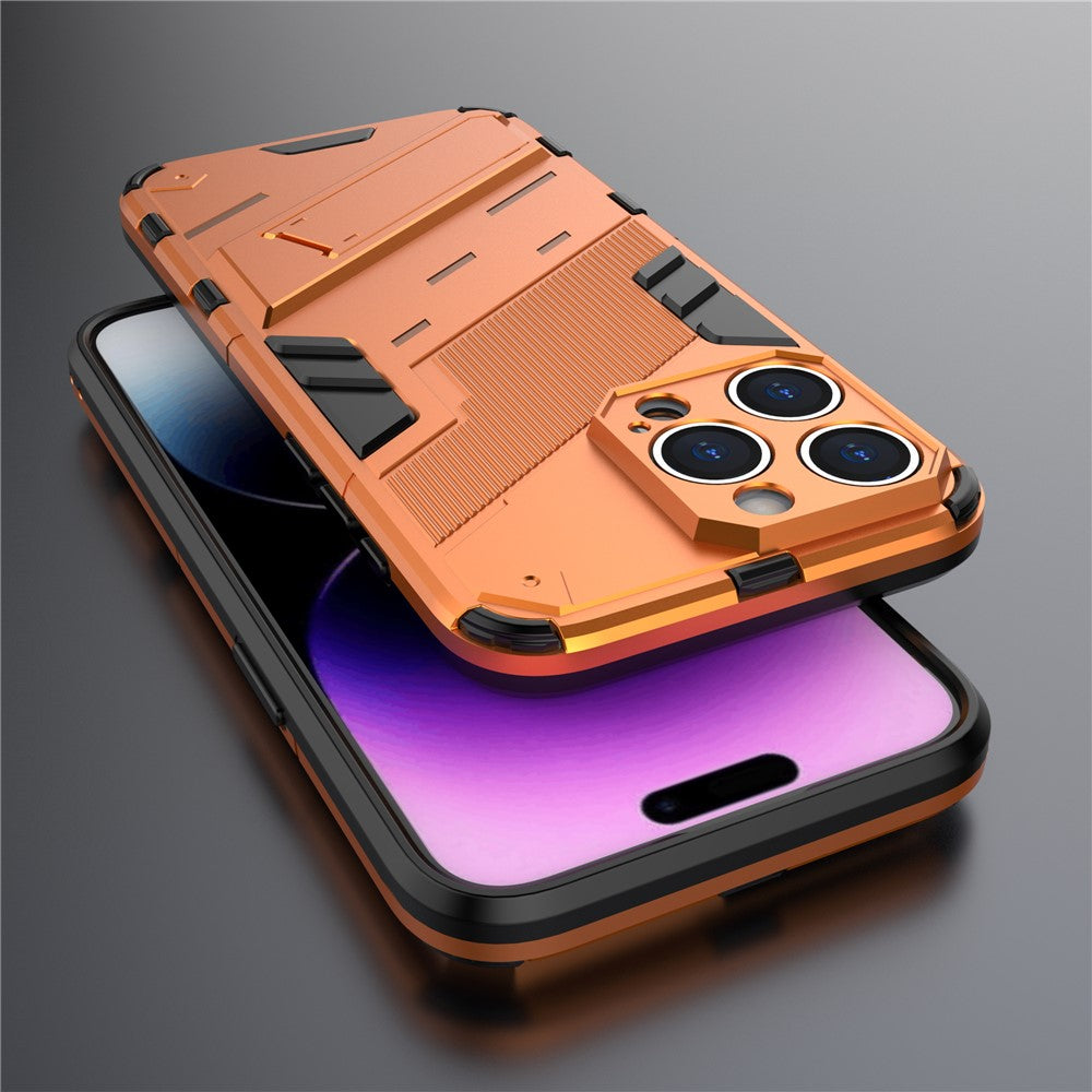 Kickstand Phone Case for iPhone 15 Pro Max , Drop Protection Phone Cover PC+TPU Back Shell