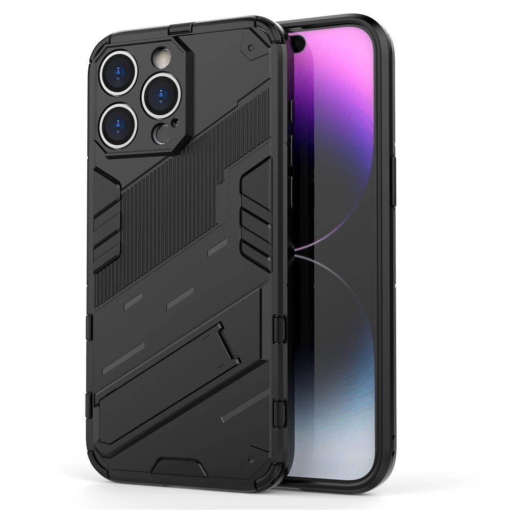 Kickstand Phone Case for iPhone 15 Pro Max , Drop Protection Phone Cover PC+TPU Back Shell
