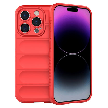 For iPhone 15 Pro Slim-Fit TPU Mobile Phone Case Anti-drop Rugged Cell Phone Back Cover