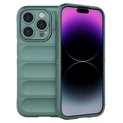 For iPhone 15 Pro Slim-Fit TPU Mobile Phone Case Anti-drop Rugged Cell Phone Back Cover