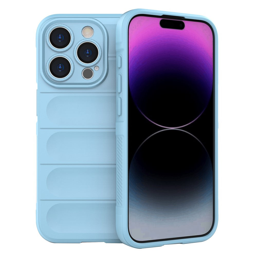 For iPhone 15 Pro Max Anti-Scratch TPU Cell Phone Case Anti-drop Rugged Phone Back Cover