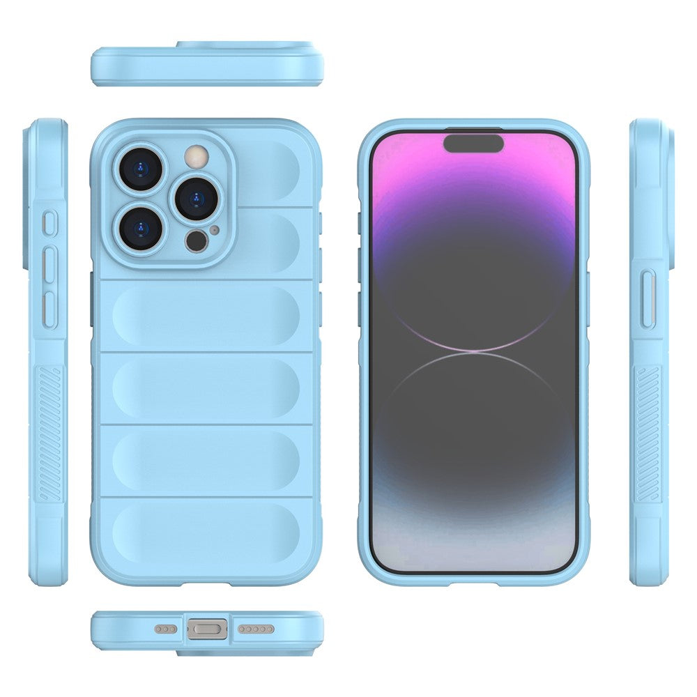 For iPhone 15 Pro Max Anti-Scratch TPU Cell Phone Case Anti-drop Rugged Phone Back Cover