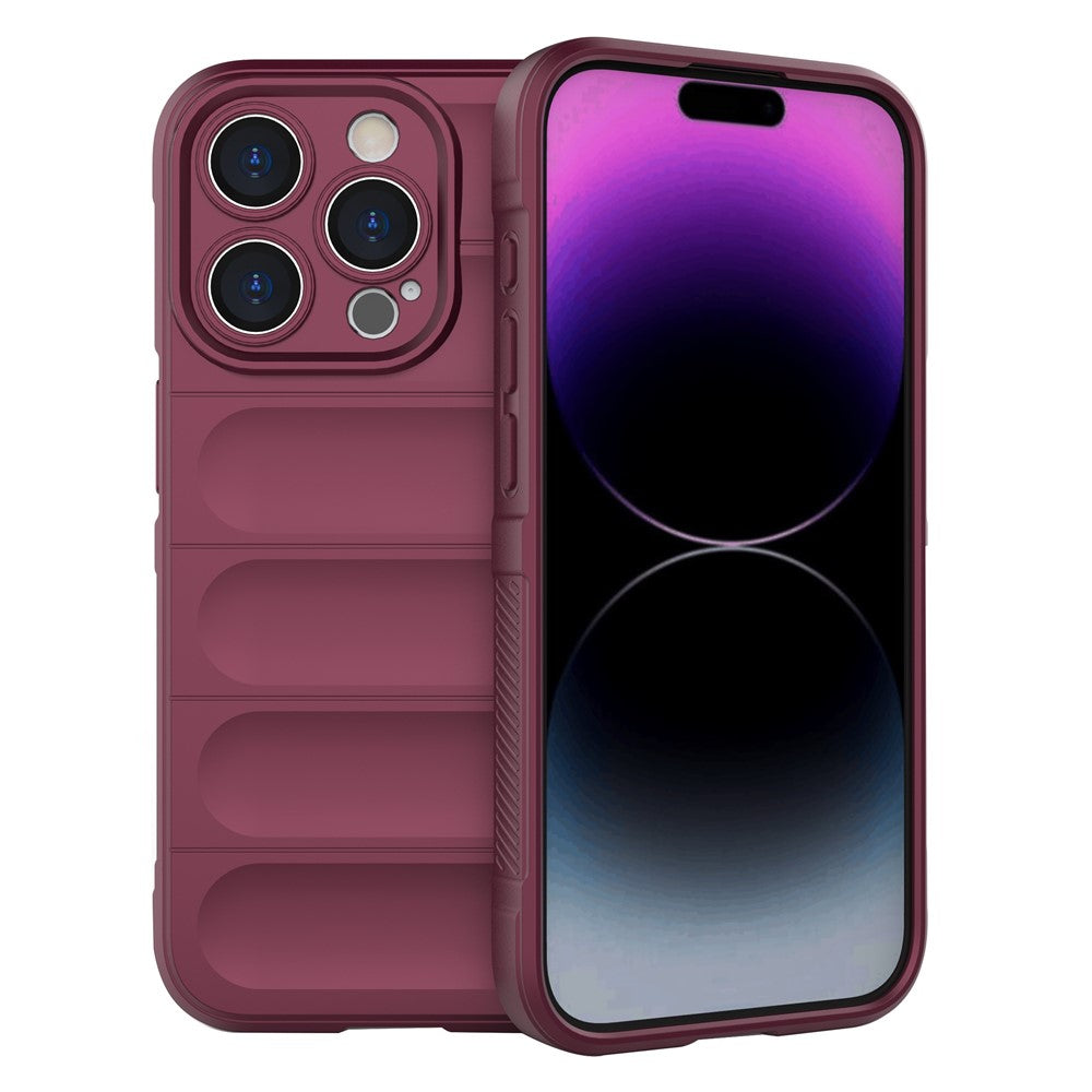 For iPhone 15 Pro Max Anti-Scratch TPU Cell Phone Case Anti-drop Rugged Phone Back Cover