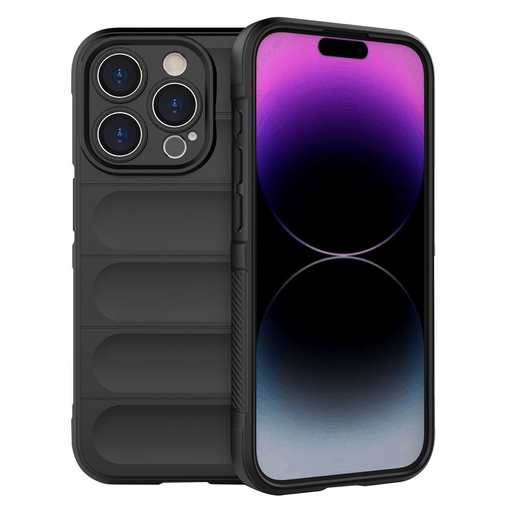 For iPhone 15 Pro Max Anti-Scratch TPU Cell Phone Case Anti-drop Rugged Phone Back Cover