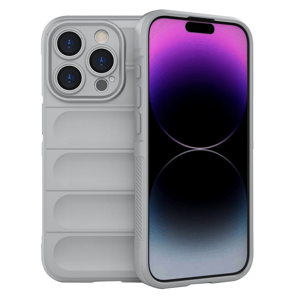 For iPhone 15 Pro Max Anti-Scratch TPU Cell Phone Case Anti-drop Rugged Phone Back Cover