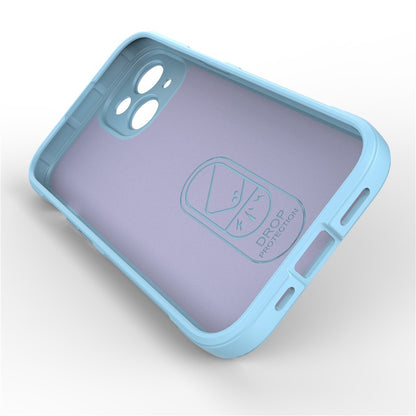 For iPhone 15 Plus Rugged Phone Back Cover Dustproof TPU Case Anti-drop Phone Shell