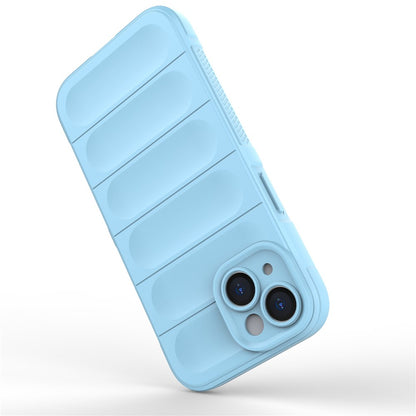 For iPhone 15 Plus Rugged Phone Back Cover Dustproof TPU Case Anti-drop Phone Shell